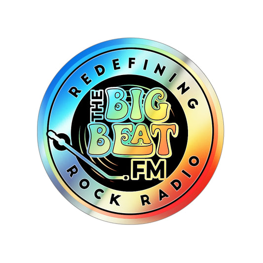 The Big Beat FM Holographic Die-cut Stickers
